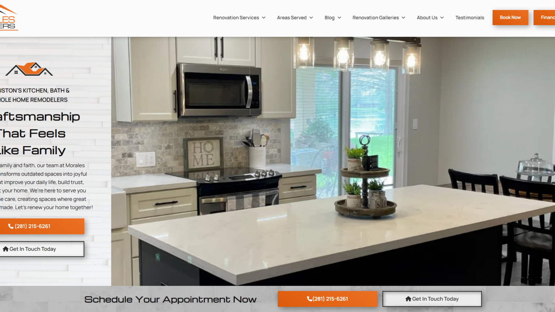See how INFINI grew Morales Brothers Construction to 79 monthly website enquiries, 61 verified leads and 23 page-one Google rankings across Houston remodeling searches.